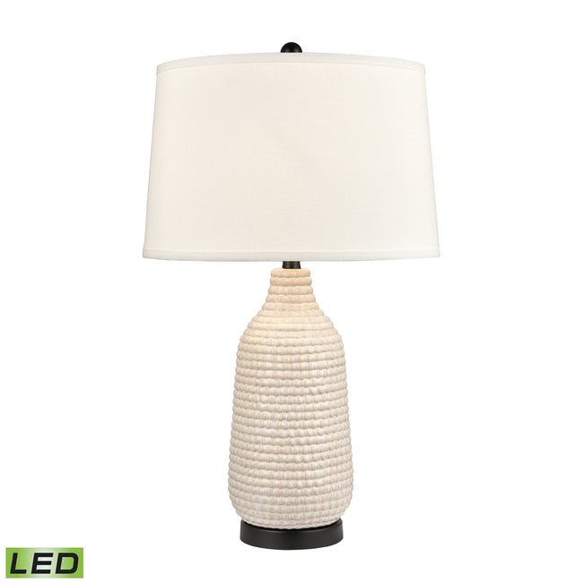 S0019-9503-LED - Kari 28'' High 1-Light Table Lamp - Cream - Includes LED Bulb