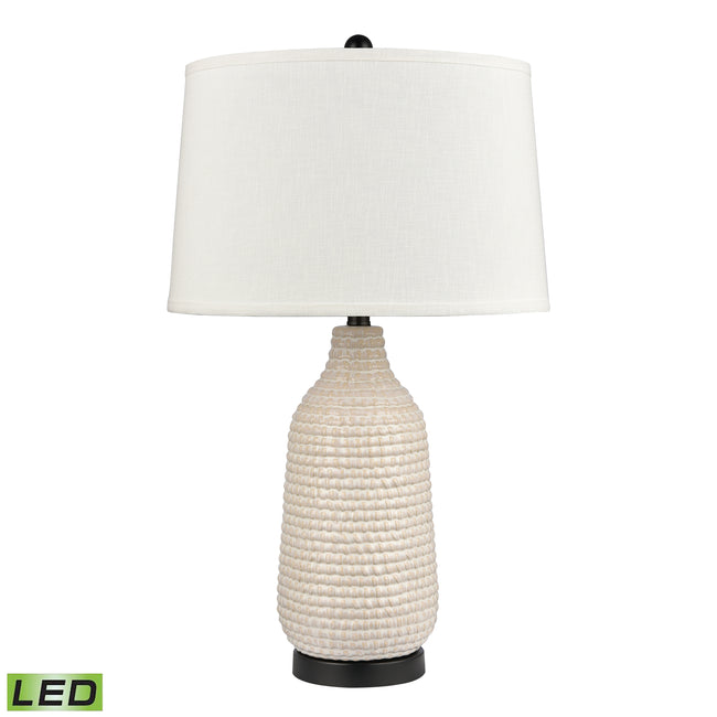 S0019-9503-LED - Kari 28'' High 1-Light Table Lamp - Cream - Includes LED Bulb