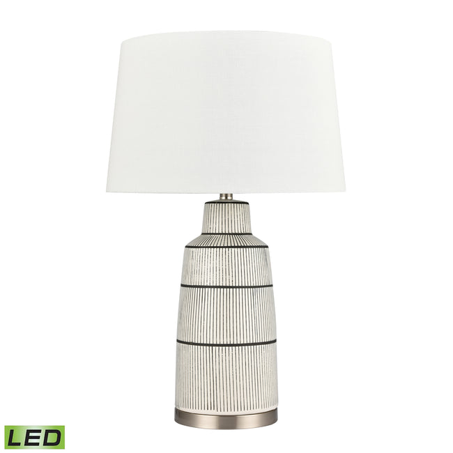 S0019-9505-LED - Ansley 30'' High 1-Light Table Lamp - Gray - Includes LED Bulb