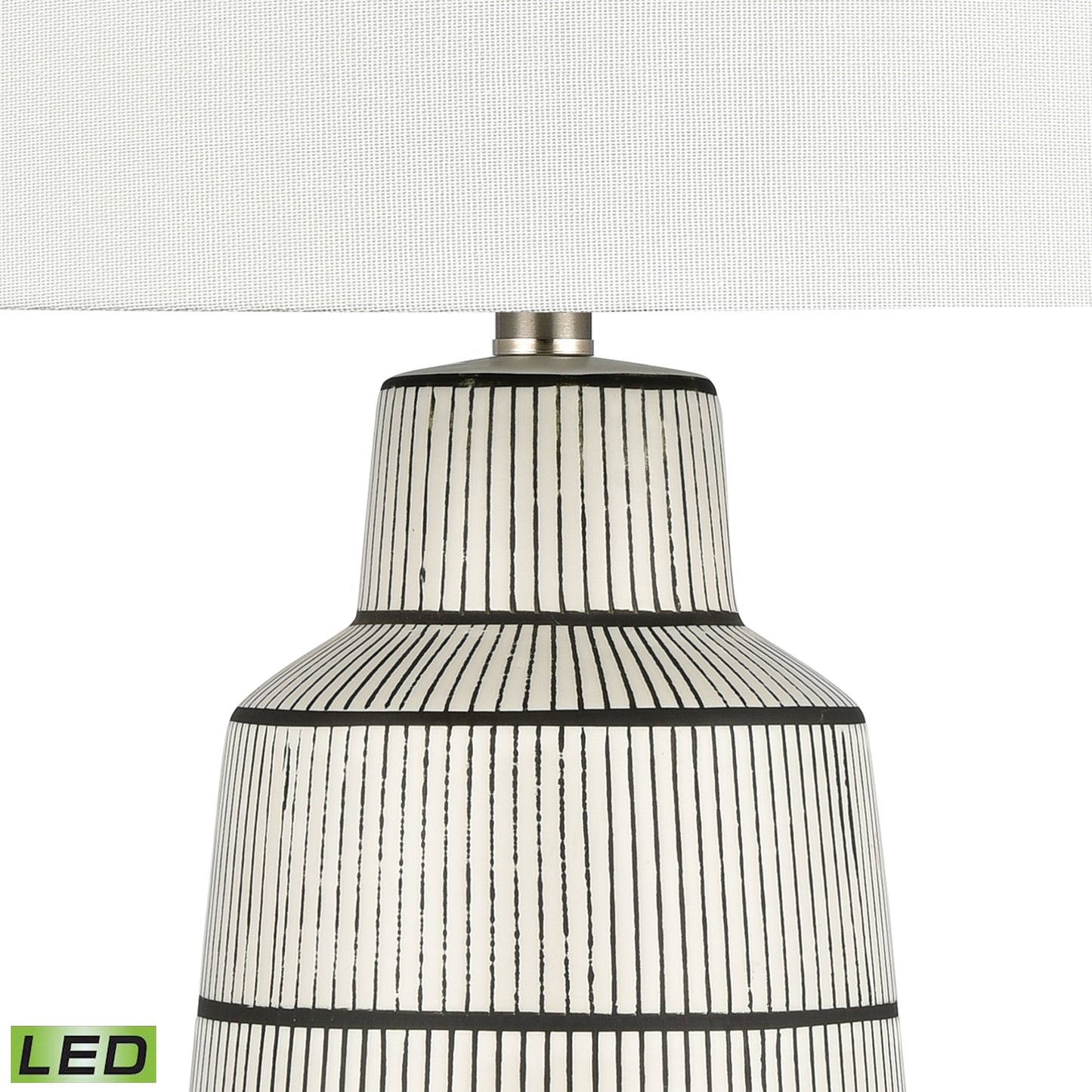 S0019-9505-LED - Ansley 30'' High 1-Light Table Lamp - Gray - Includes LED Bulb