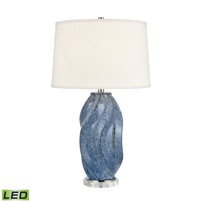 S0019-9538-LED - Blue Swell 28'' High 1-Light Table Lamp - Includes LED Bulb