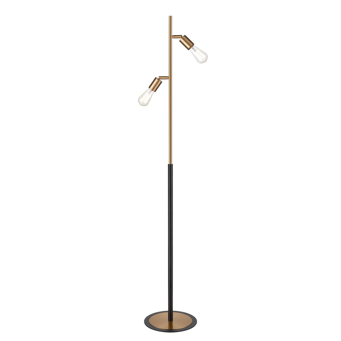 S0019-9564 - Kelston 62'' High 2-Light Floor Lamp - Matte Black