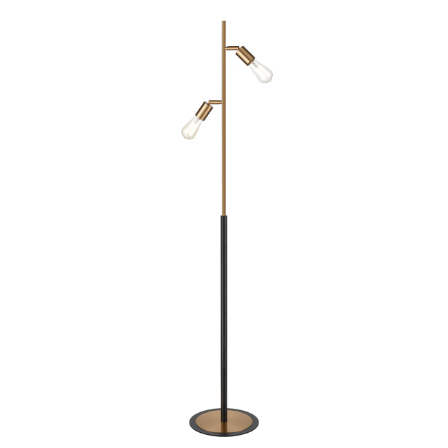 S0019-9564 - Kelston 62'' High 2-Light Floor Lamp - Matte Black