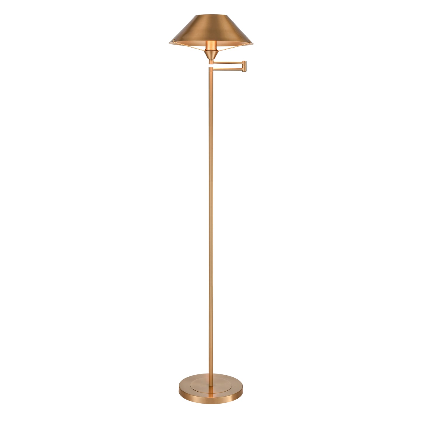 S0019-9604 - Arcadia 63'' High 1-Light Floor Lamp - Aged Brass