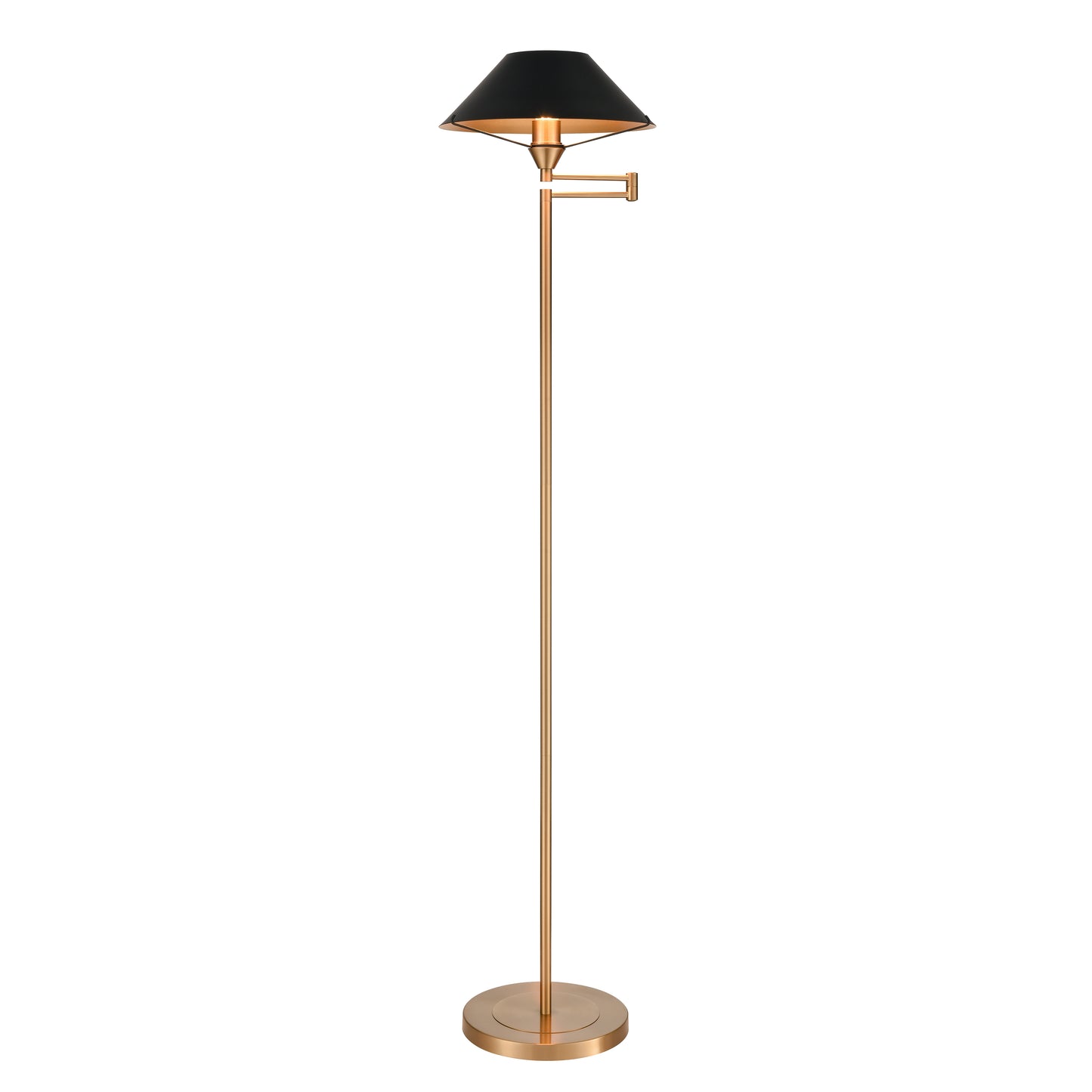 S0019-9605 - Arcadia 63'' High 1-Light Floor Lamp - Aged Brass