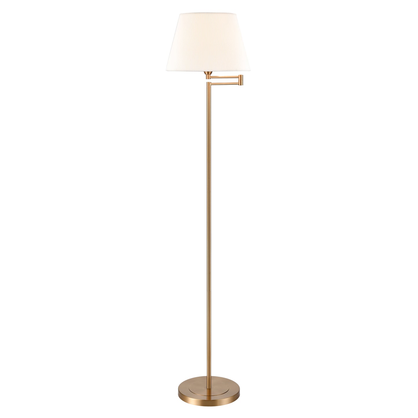 S0019-9606 - Scope 65'' High 1-Light Floor Lamp - Aged Brass