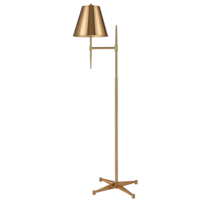 S0019-9607 - Otus 65'' High 1-Light Floor Lamp - Aged Brass