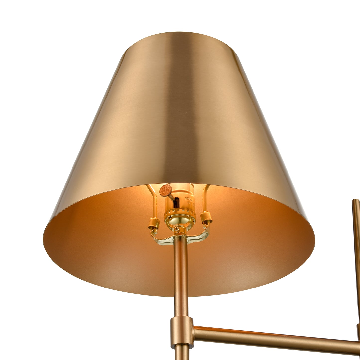 S0019-9607 - Otus 65'' High 1-Light Floor Lamp - Aged Brass