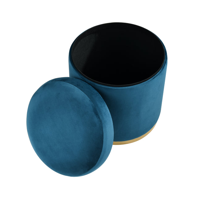 S0035-9180 - Raina Storage Ottoman - Navy