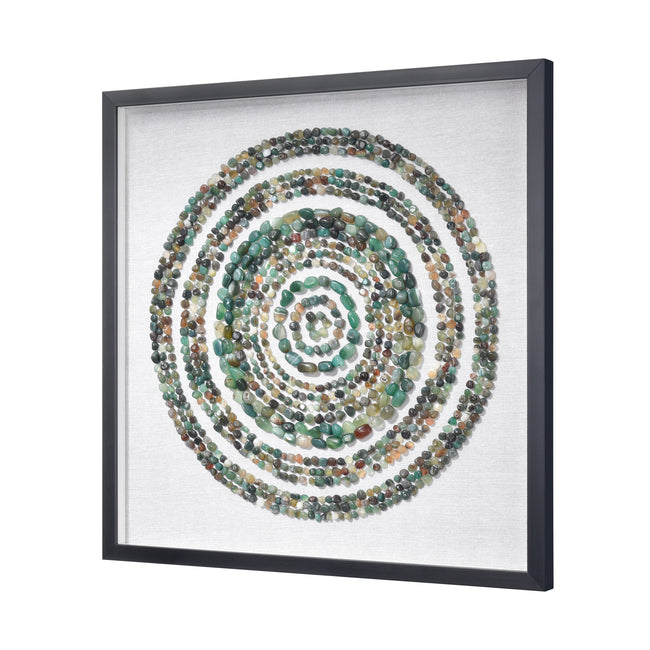 S0036-11997 - Agate Dimensional Wall Art - Green