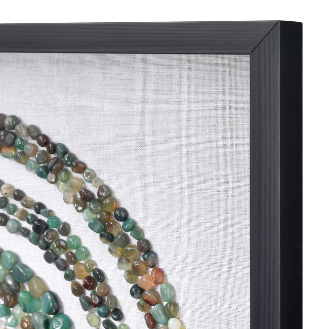 S0036-11997 - Agate Dimensional Wall Art - Green