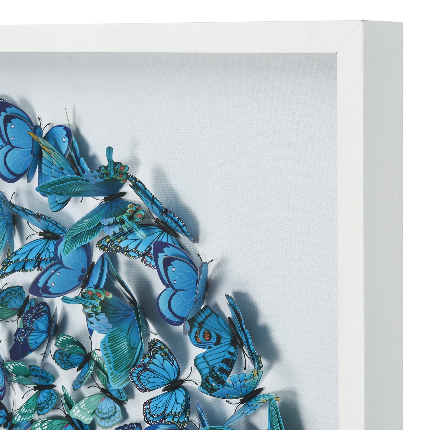 S0036-11999 - Blue Butterfly Dimensional Wall Art - Blue