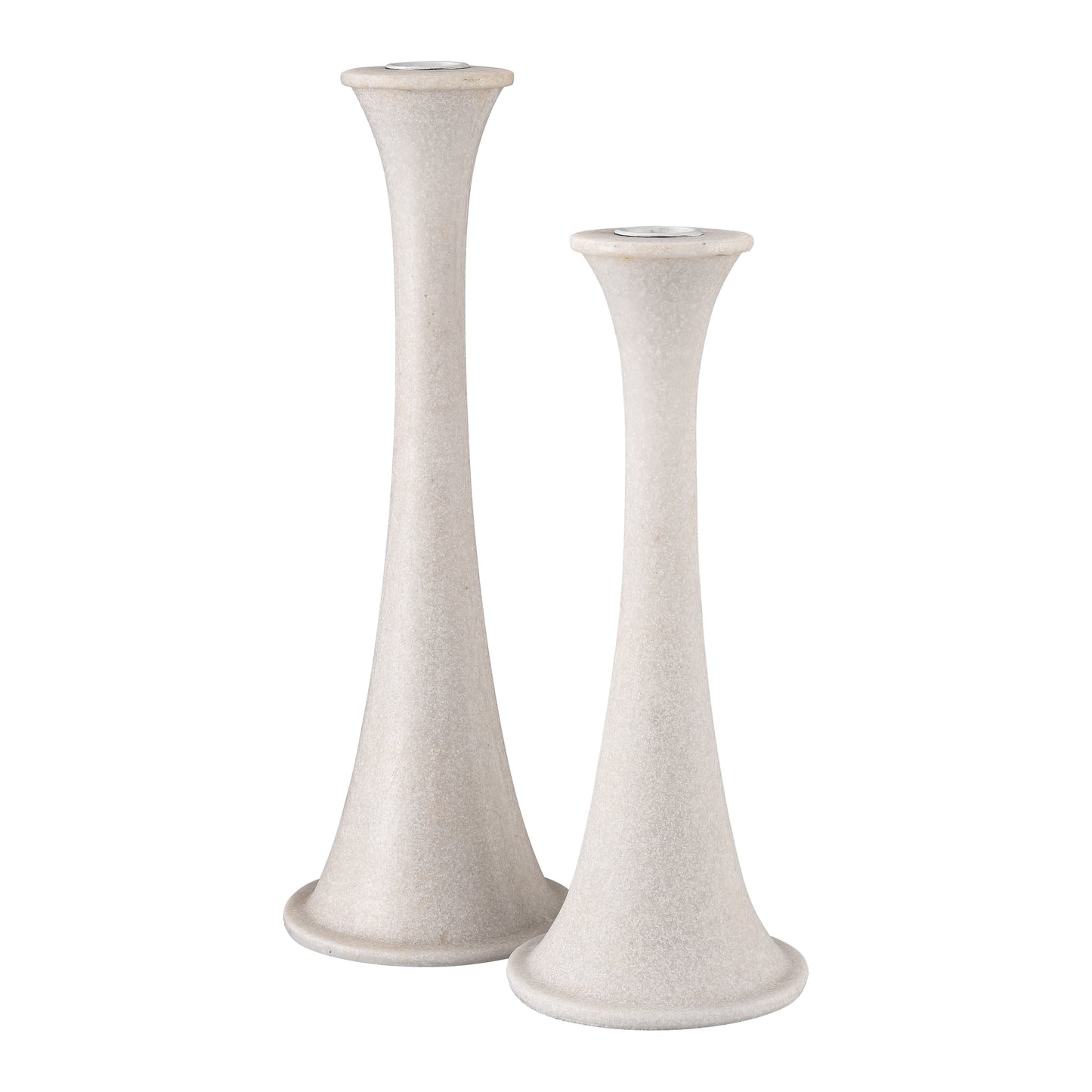 S0037-11226/S2 - Bonnie Candleholder - Set of 2 Alabaster