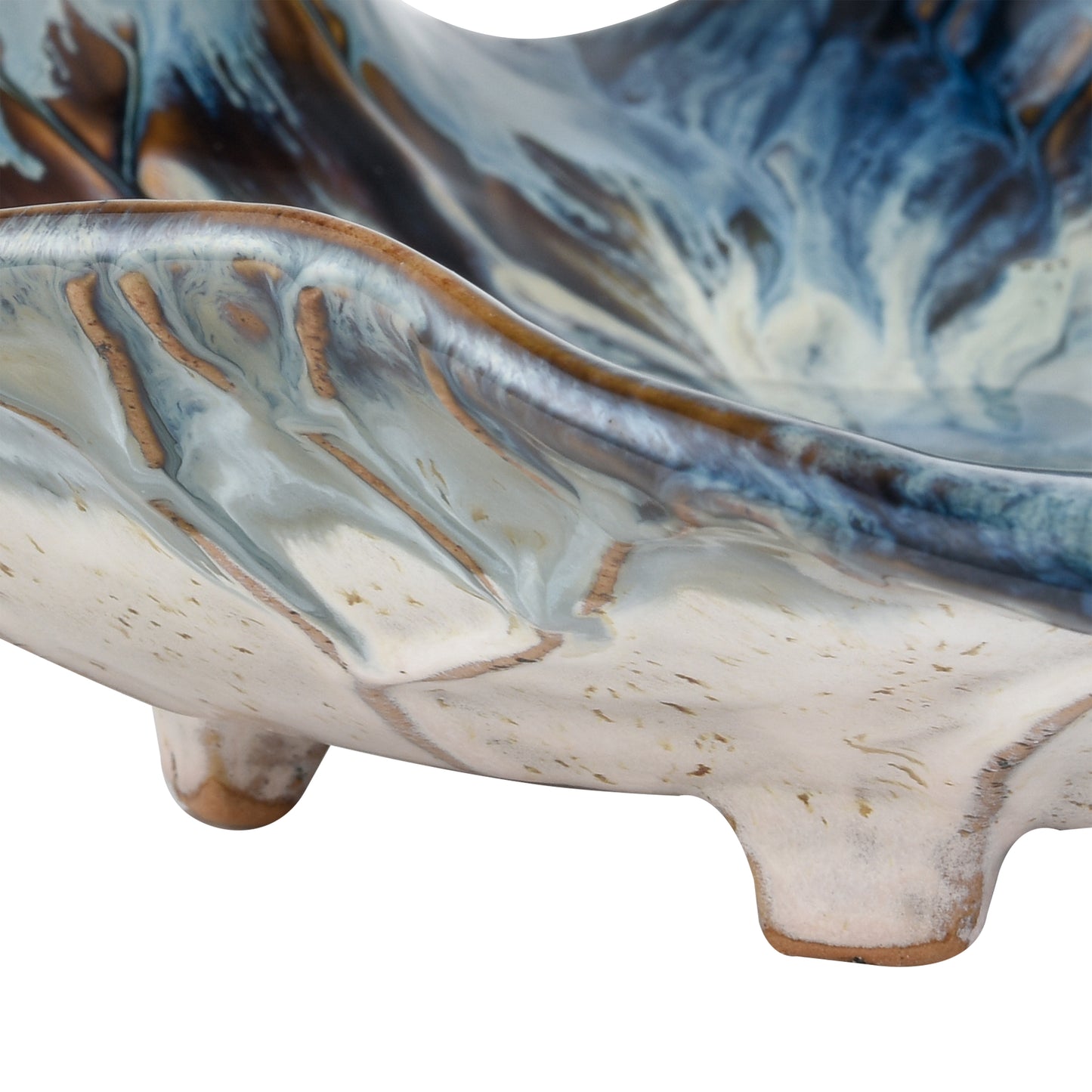 S0037-11349 - Mulry Charger - Prussian Blue Glazed