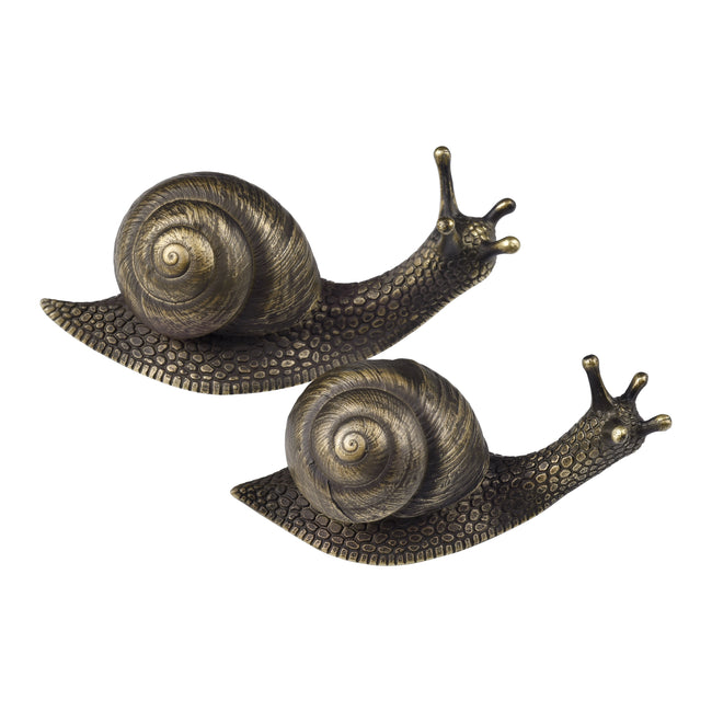 S0037-12133/S2 - Snail Object - Set of 2 - Bronze