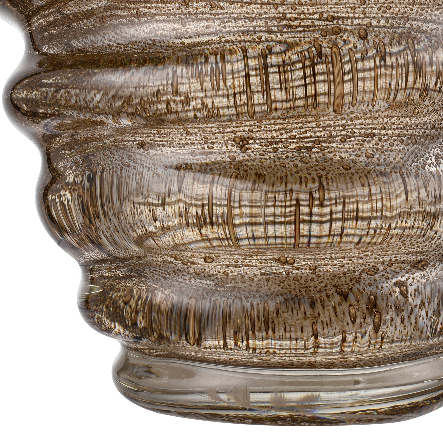 S0047-11324 - Metcalf Vase - Small Bubbled Brown