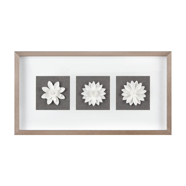 S0056-9833 - Floral Shadow Framed Wall Art