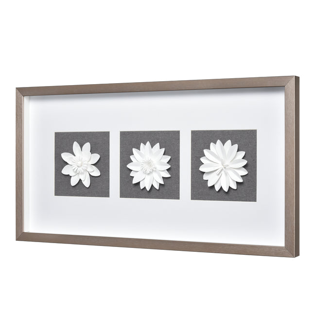 S0056-9833 - Floral Shadow Framed Wall Art