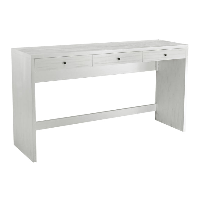 S0075-9860 - Checkmate Waterfall Console Table - Checkmate White