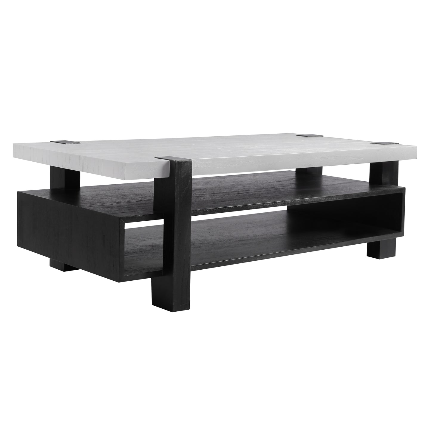 S0075-9874 - Riviera Coffee Table - Checkmate Black