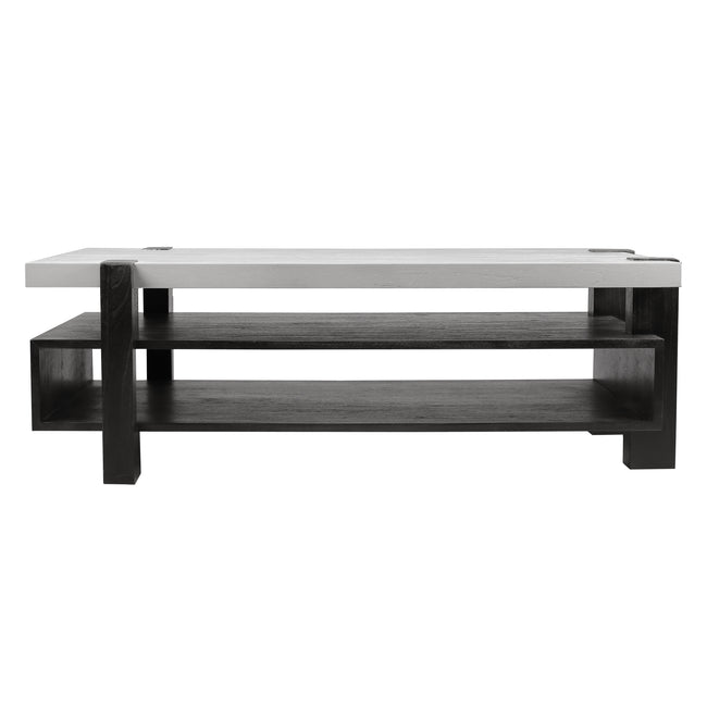 S0075-9874 - Riviera Coffee Table - Checkmate Black