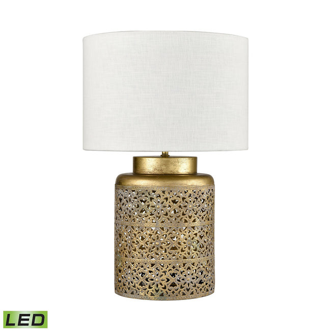 S019-7263-LED - Giralda 18'' High 1-Light Table Lamp - Antique Gold - Includes LED Bulb