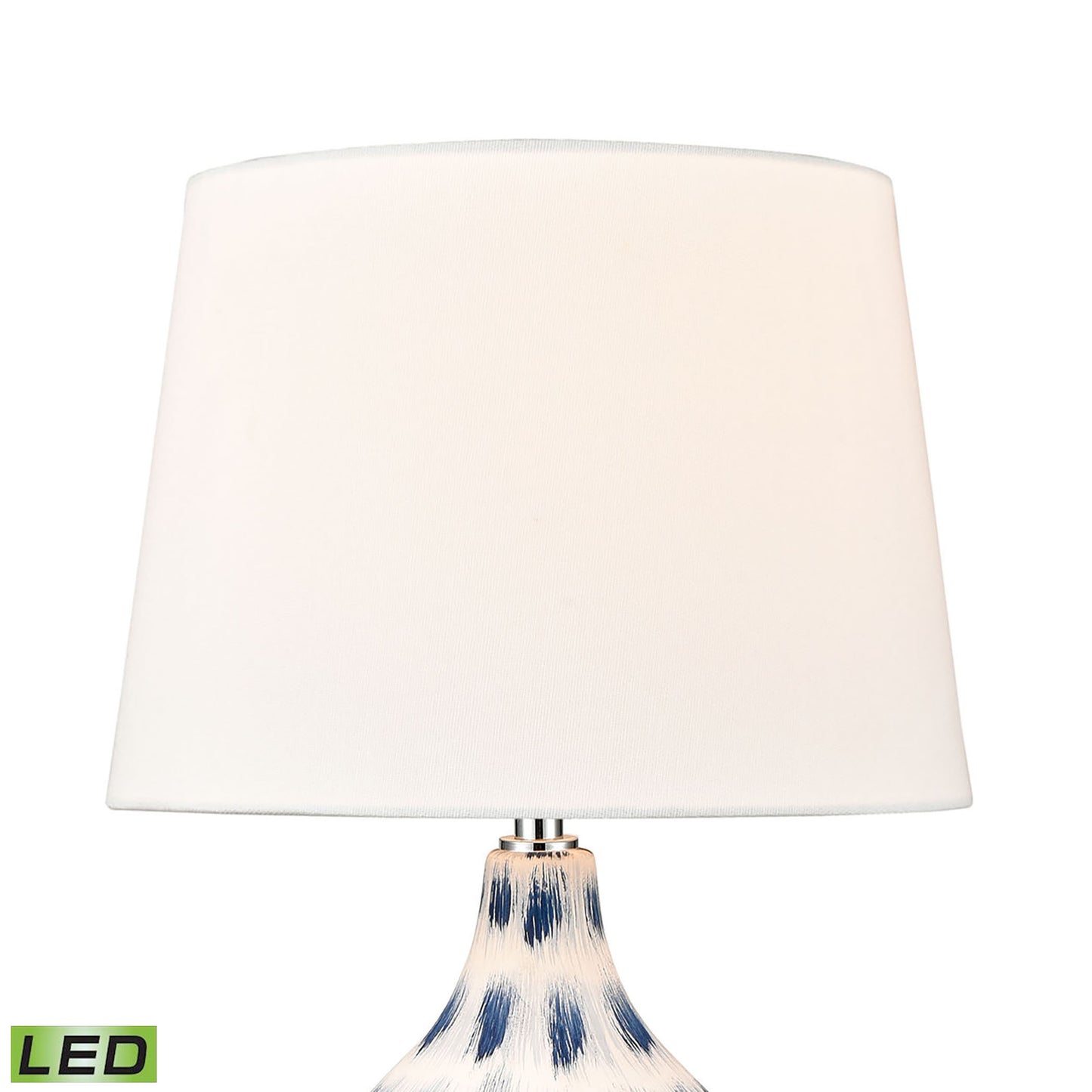 S019-7270-LED - Colmar 18'' High 1-Light Table Lamp - Blue - Includes LED Bulb