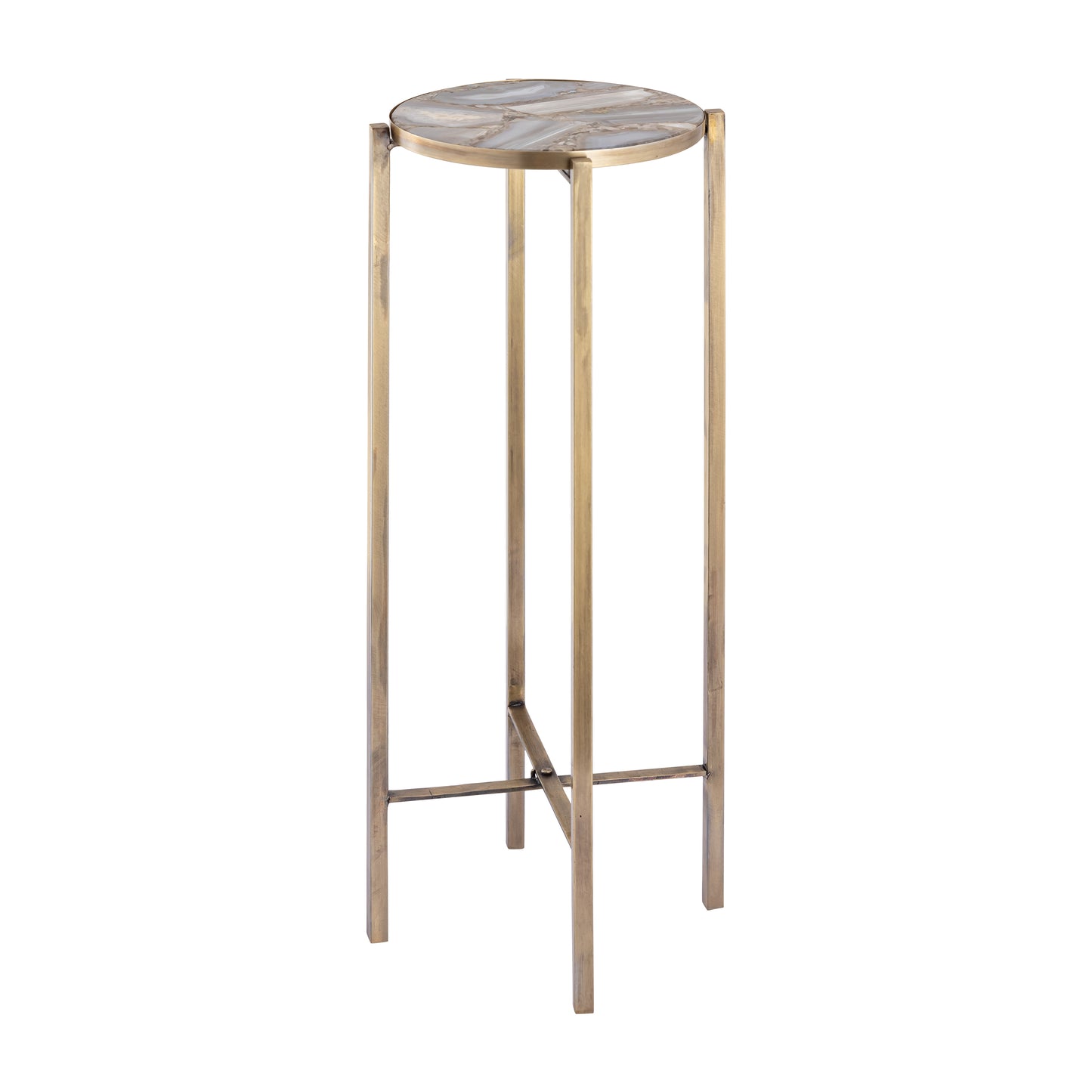 S0805-11210 - Watkins Accent Table - Antique Brass