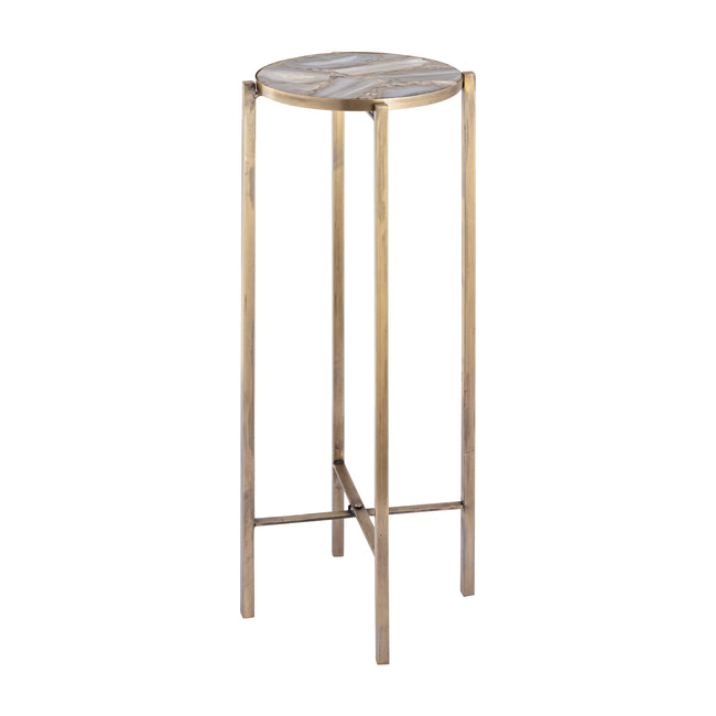 S0805-11210 - Watkins Accent Table - Antique Brass