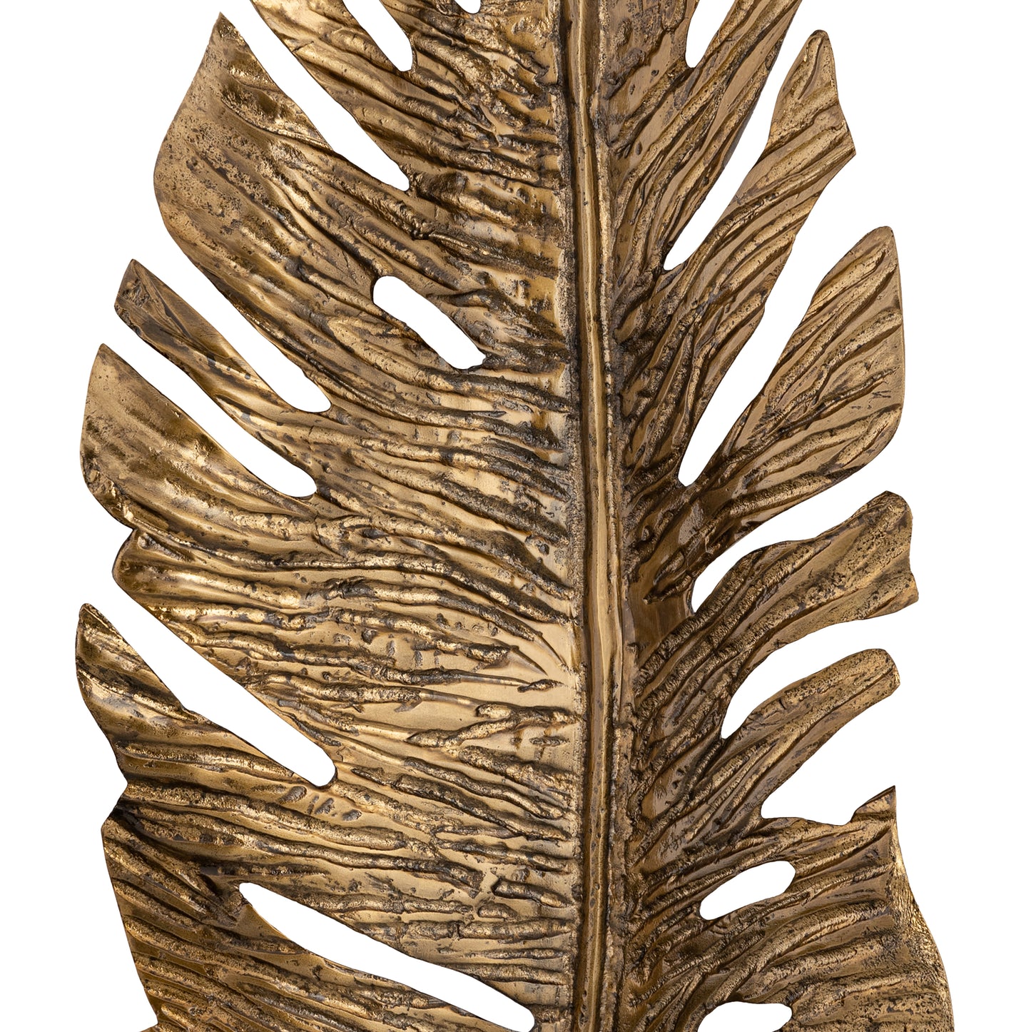 S0806-11370 - Sago Leaf Dimensional Wall Decor - Antique Gold