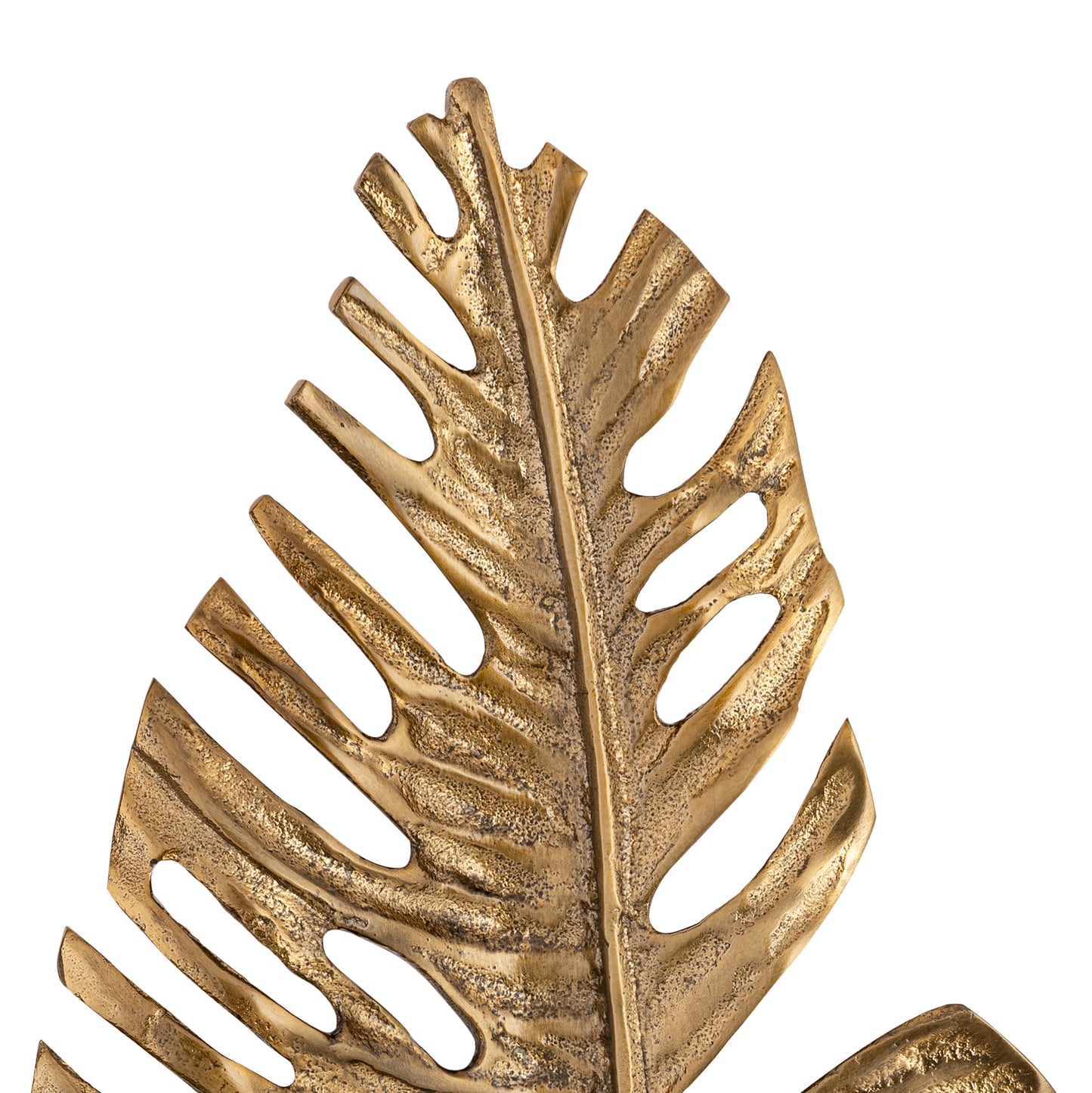 S0806-11370 - Sago Leaf Dimensional Wall Decor - Antique Gold