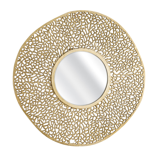 S0806-12081 - Azoni Wall Mirror - Soft Gold