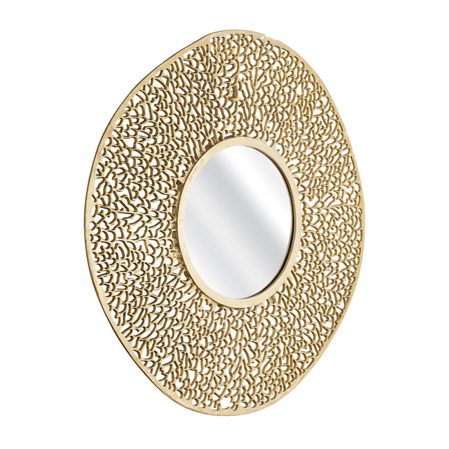 S0806-12081 - Azoni Wall Mirror - Soft Gold