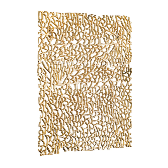 S0806-12084 - Mianus Dimensional Wall Art - Gold