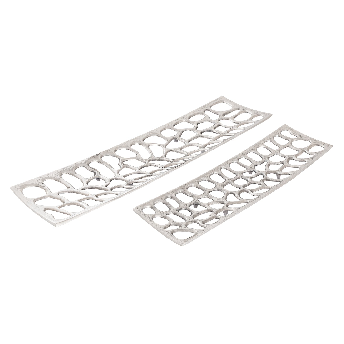 S0807-11395/S2 - Maro Tray - Set of 2 Nickel