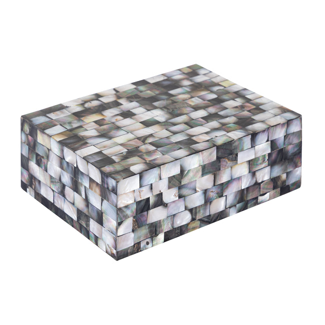 S0807-11397/S2 - Keshi Box - Set of 2 Mother of Pearl