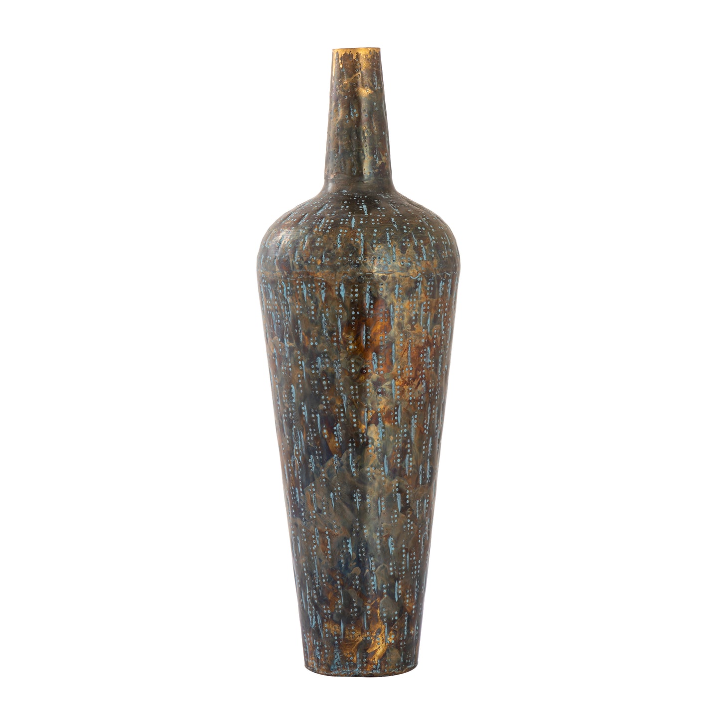 S0807-9778 - Fowler Vase - Large Patinated Brass