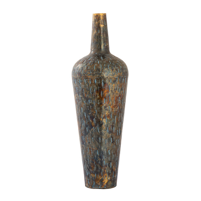 S0807-9778 - Fowler Vase - Large Patinated Brass