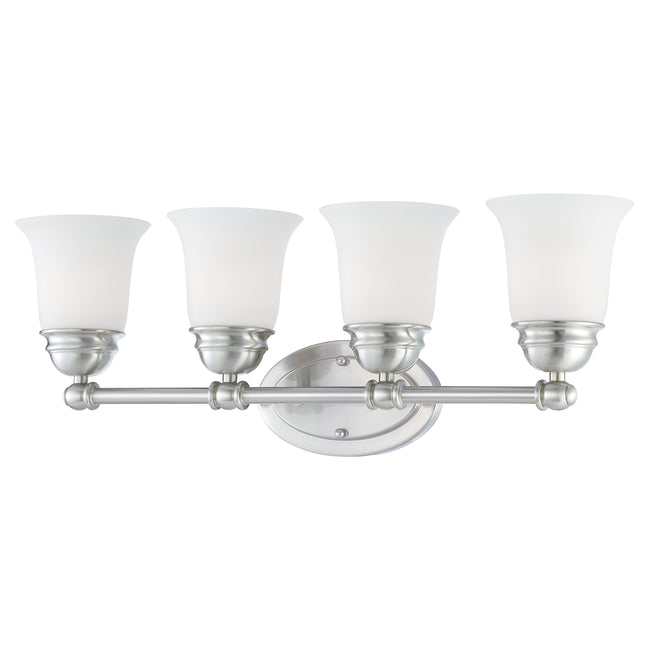 SL714478 - Bella 24.5'' Wide 4-Light Vanity Light - Brushed Nickel