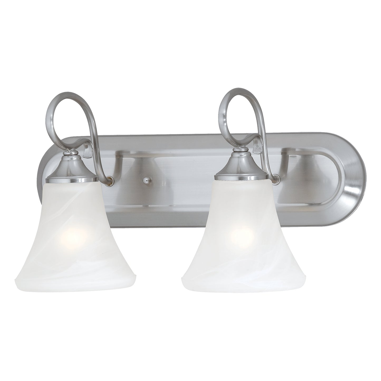 SL744278 - Elipse 18'' Wide 2-Light Vanity Light - Brushed Nickel