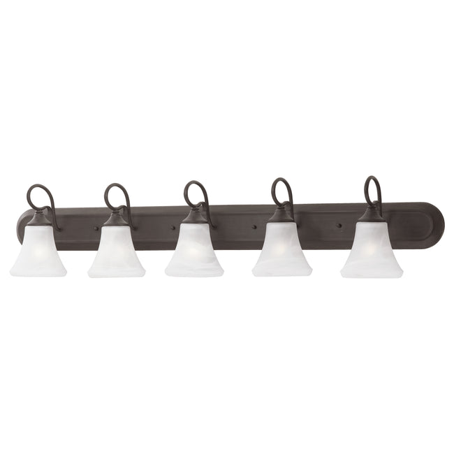 SL744563 - Elipse 48'' Wide 5-Light Vanity Light - Painted Bronze