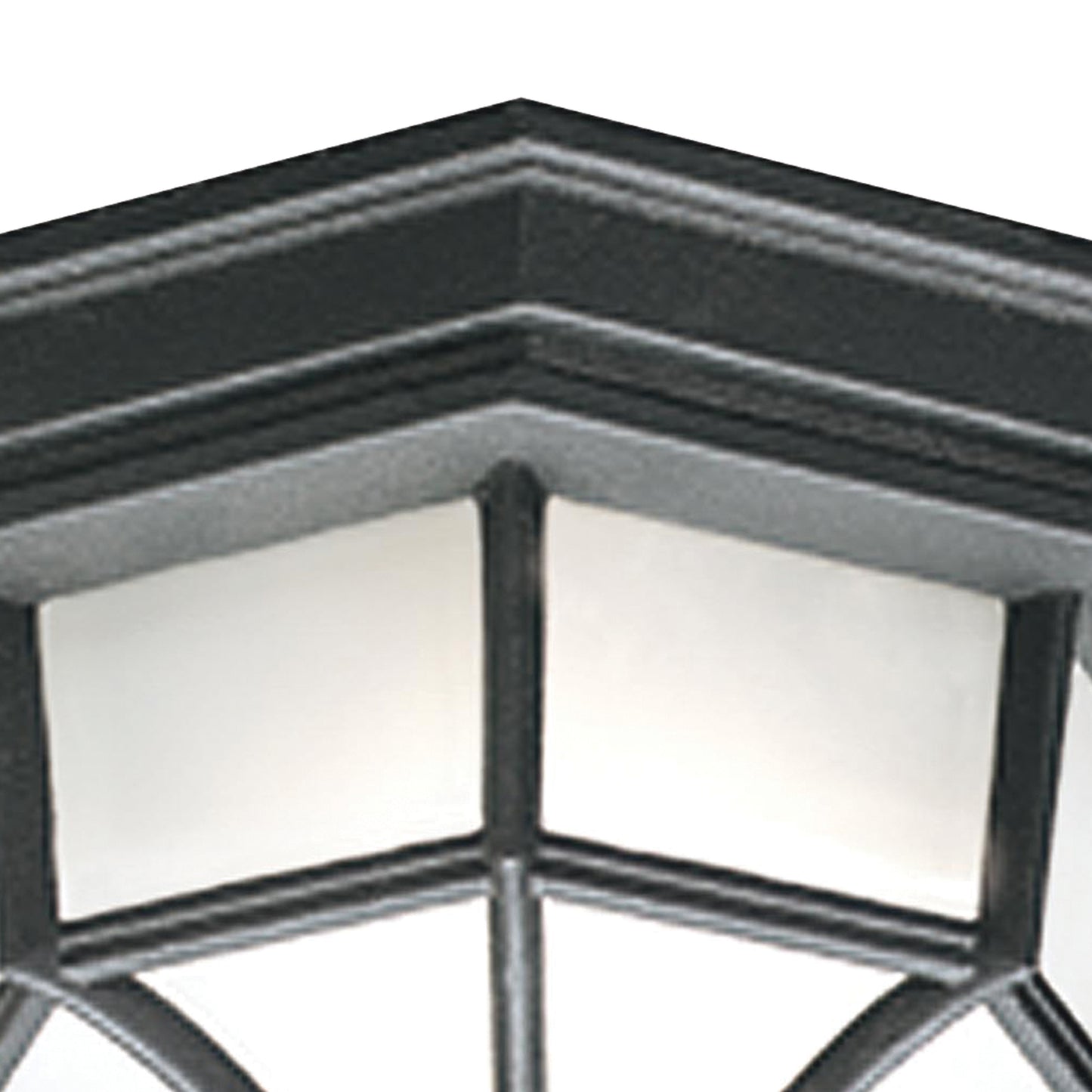 SL7457 - Outdoor Essentials 10.5'' Wide 1-Light Outdoor Flush Mount - Black