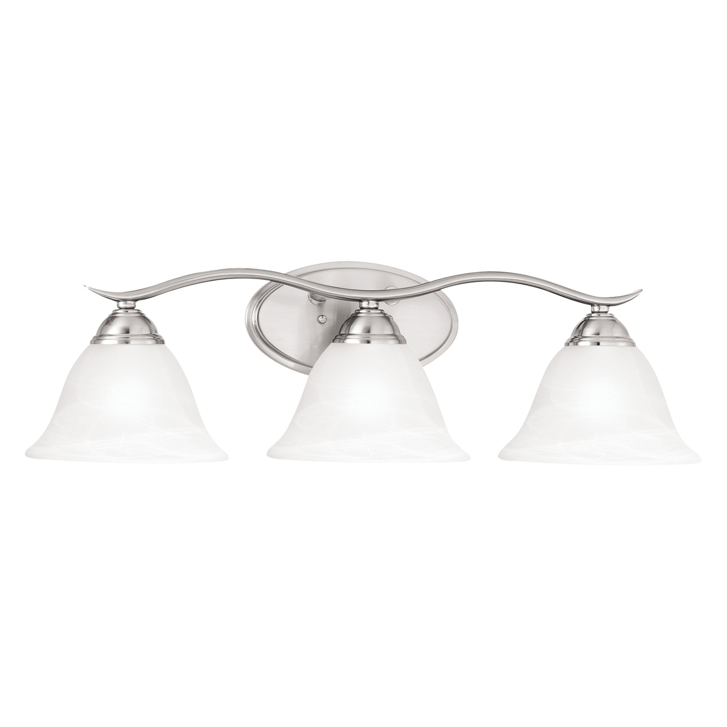 SL748378 - Prestige 26.5'' Wide 3-Light Vanity Light - Brushed Nickel