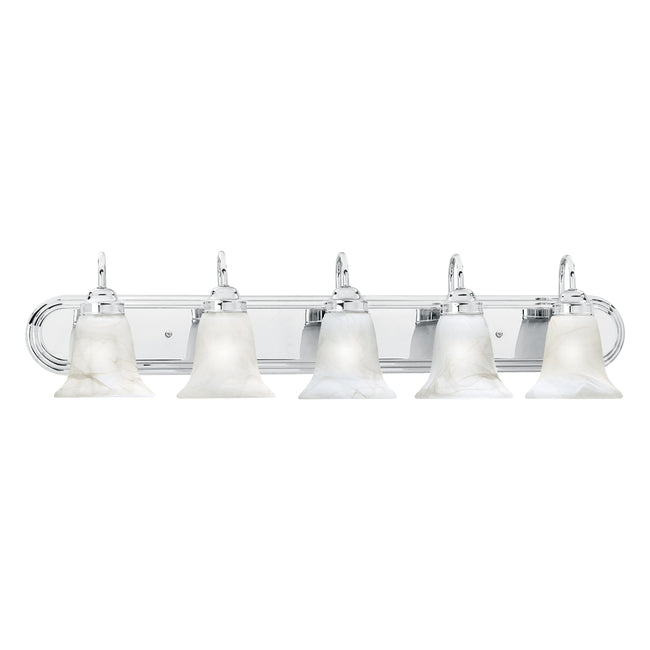 SL75854 - Homestead 36'' Wide 5-Light Vanity Light - Chrome