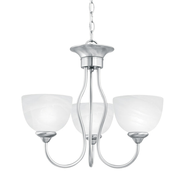 SL801478 - Tahoe 19'' Wide 3-Light Chandelier - Brushed Nickel