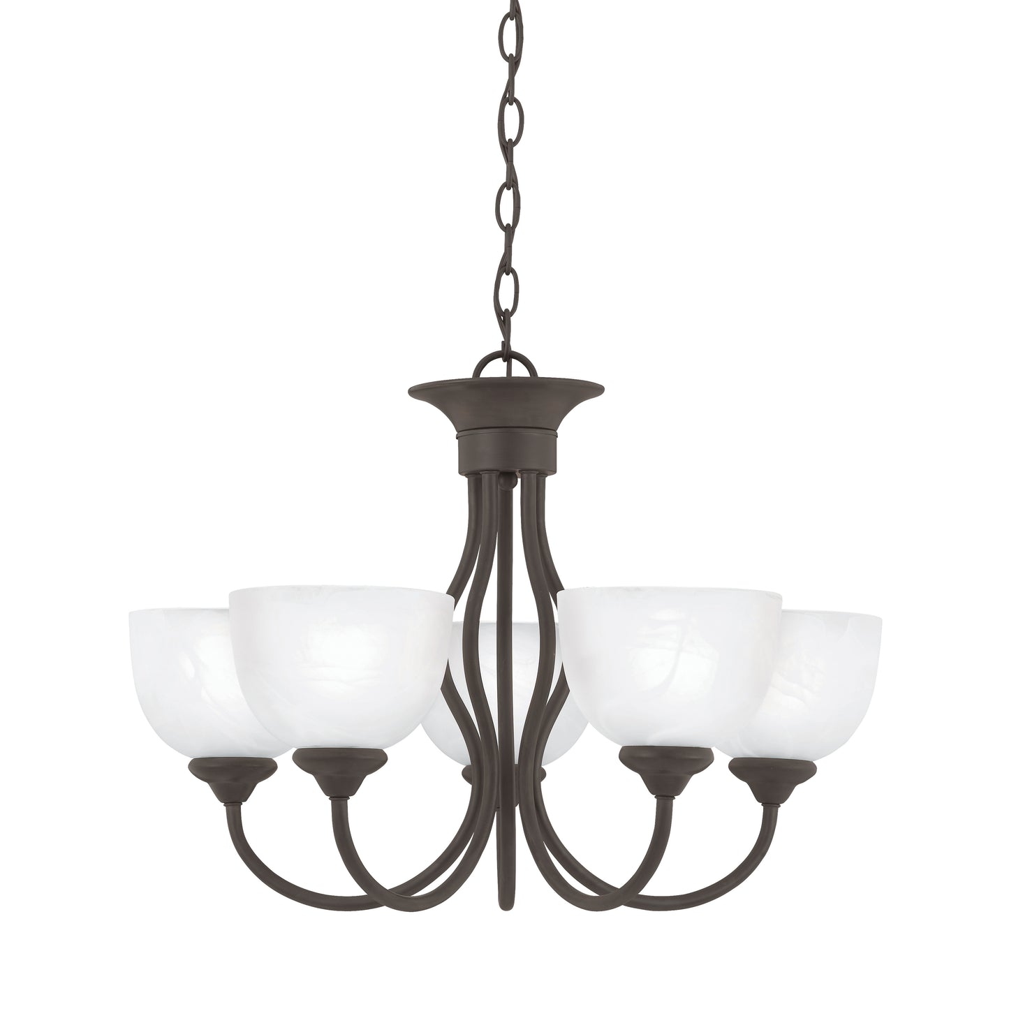 SL801563 - Tahoe 24'' Wide 5-Light Chandelier - Painted Bronze