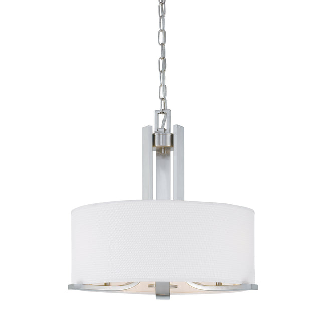 SL806678 - Pendenza 20'' Wide 3-Light Chandelier - Brushed Nickel