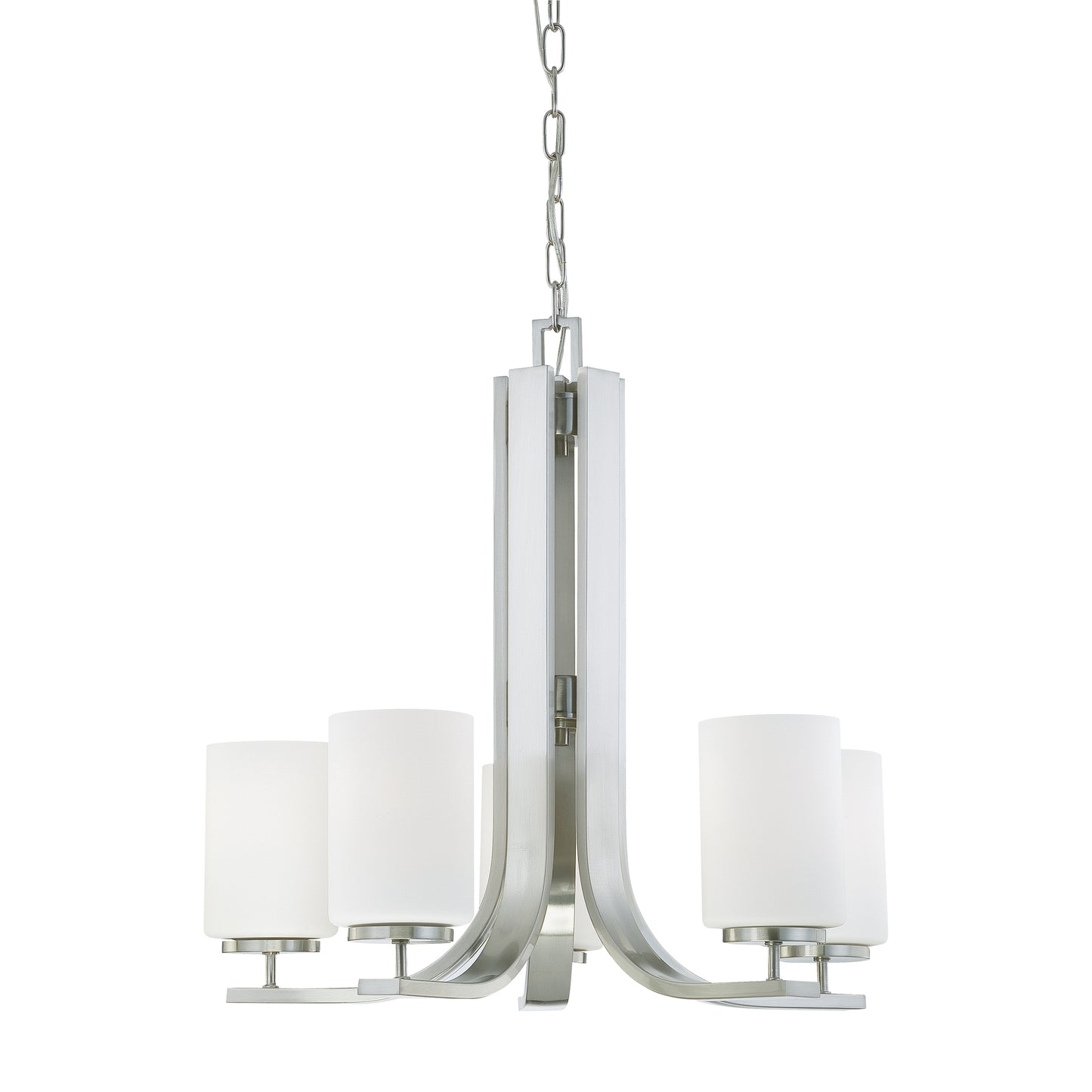 SL806778 - Pendenza 23.5'' Wide 5-Light Chandelier - Brushed Nickel