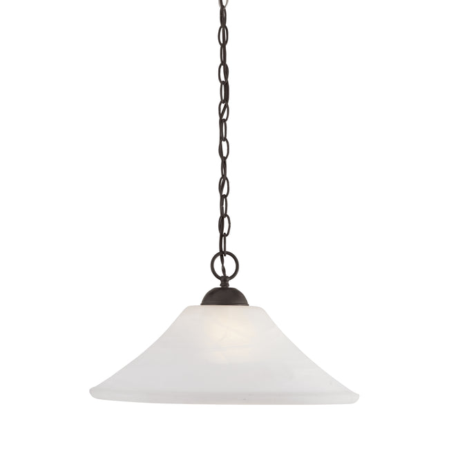 SL820063 - Elipse 18'' Wide 1-Light Pendant - Painted Bronze