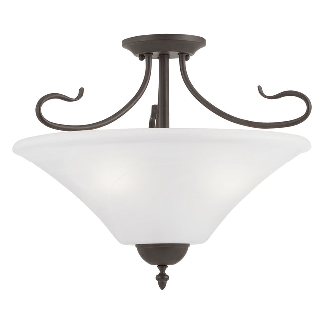 SL825363 - Elipse 19'' Wide 3-Light Pendant - Painted Bronze